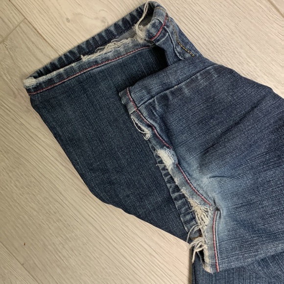 Plastic By Gly Flare Jeans made in USA size 26 - Picture 3 of 11